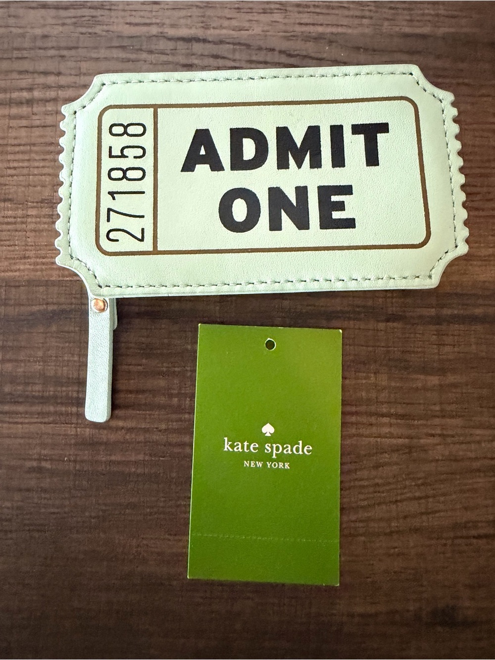 NWT Kate Spade New York “Flavor Of The Month” Leather Ticket Coin Purse ~RARE~